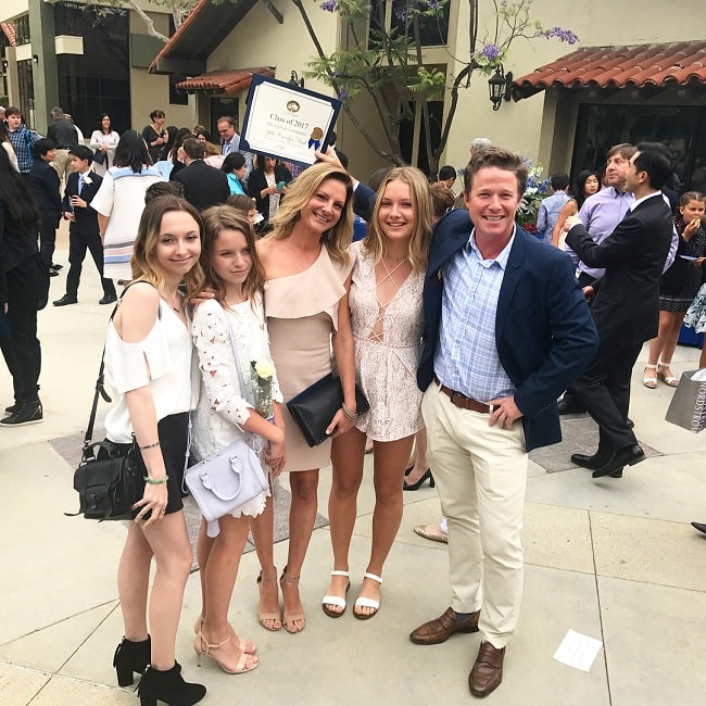 A picture of Josie Bush with her family.